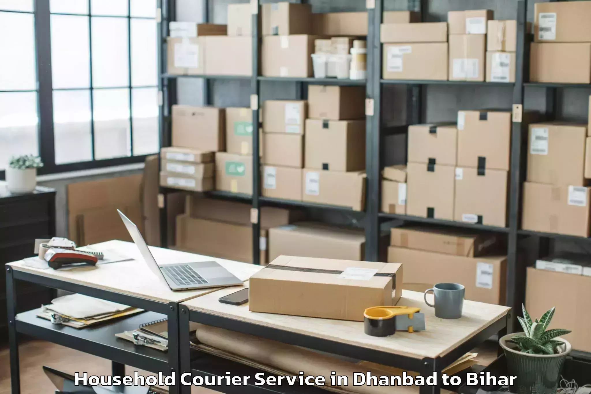 Book Dhanbad to Simaria Household Courier Online